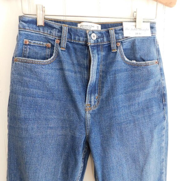 *Price Firm* 🦌 Abercrombie & Fitch Ankle Straight Size 28 - Picture 9 of 13